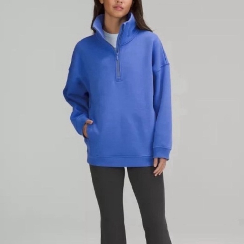 Lululemon Thick Fleece Half Zip Wild Indigo